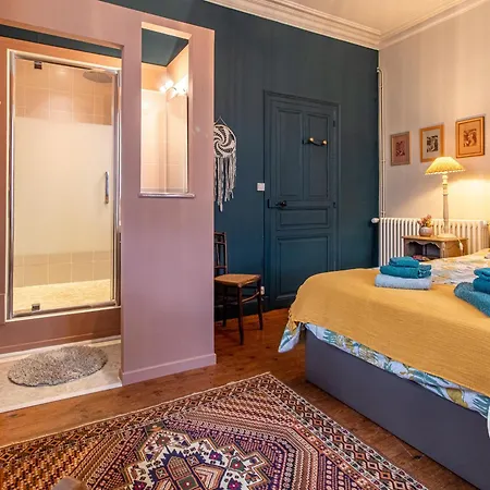 Alojamento de Acomodação e Pequeno-almoço Maison De Maitre Avec Piscine Et Jardin - Coeur Des Coteaux Du Layon, Proche Angers Et Saumur - Fr-1-622-55 *